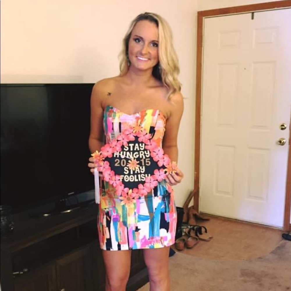Multi colored dress